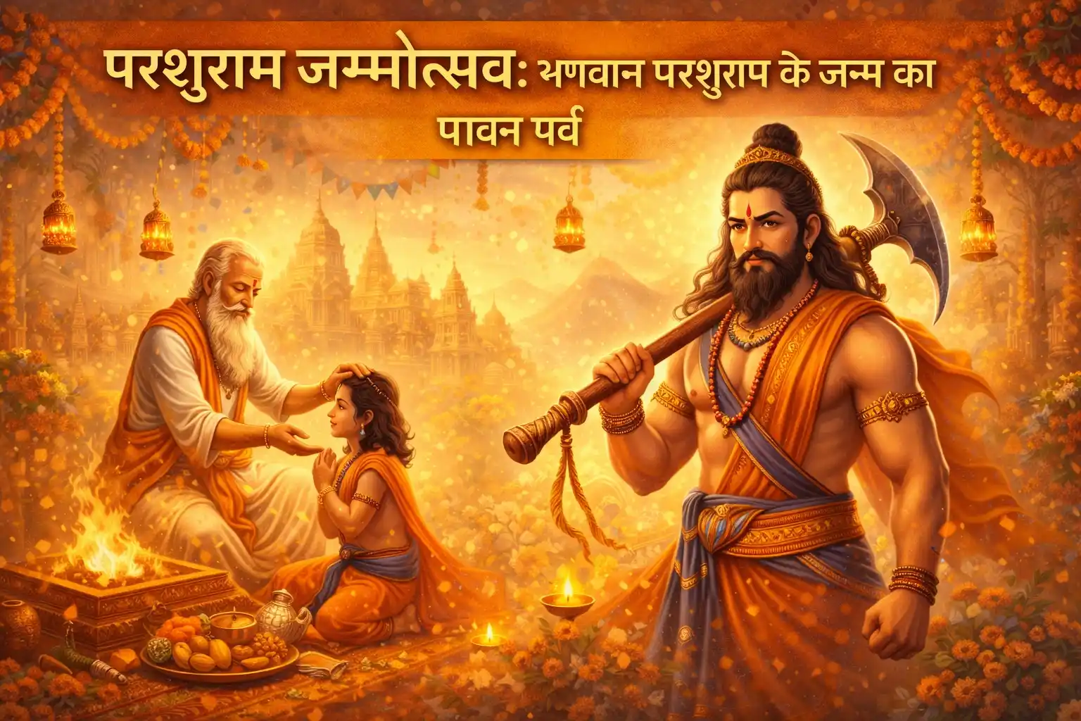 परशुराम जन्मोत्सव: भगवान परशुराम के जन्म का पावन पर्व