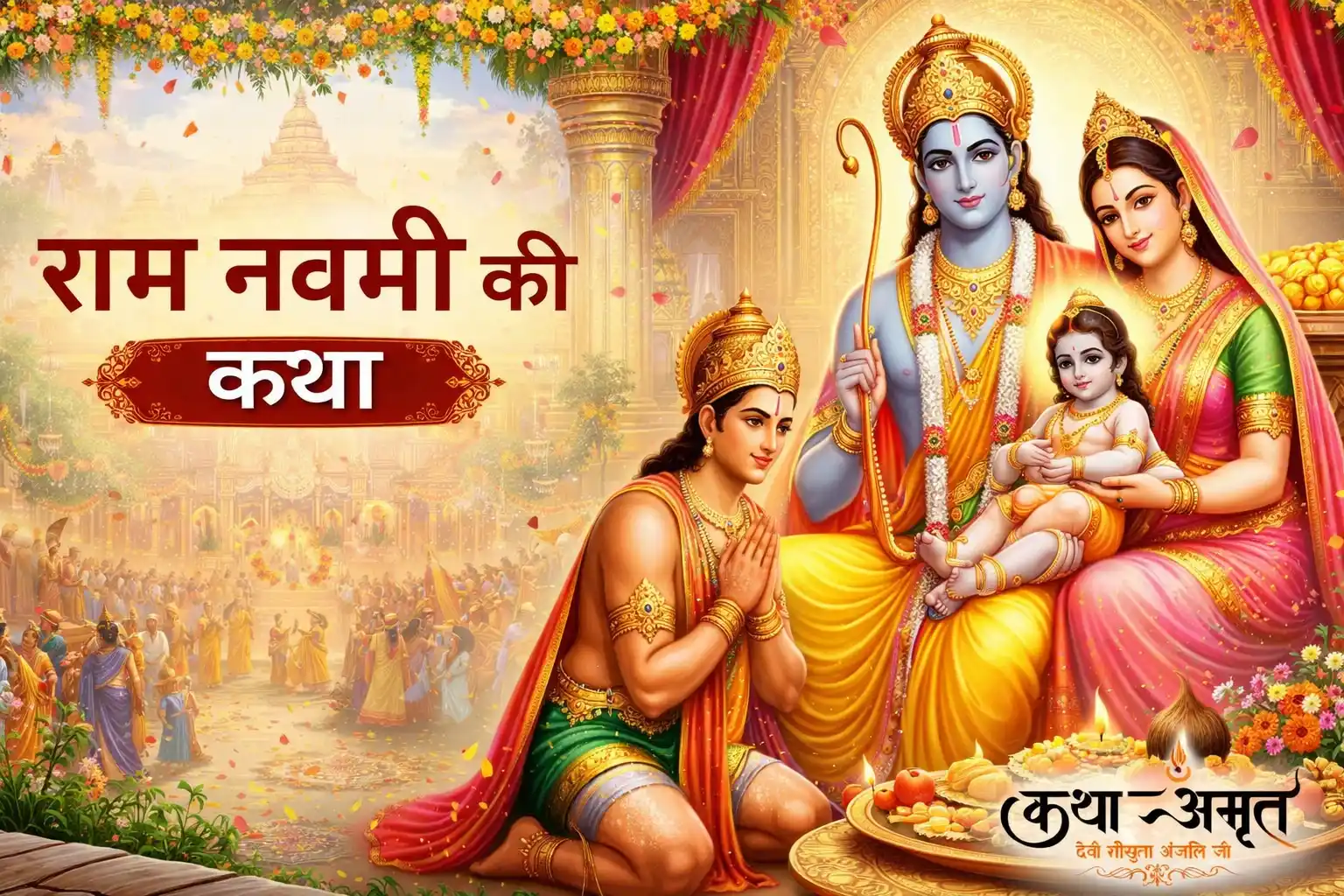 राम नवमी की कथा – भगवान राम के जन्म की पावन कहानी